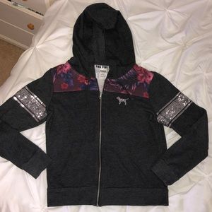 VS PINK zip up sweatshirt hoodie
